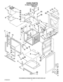 OVEN PARTS Diagram and Parts List for KERS807XSP02  KitchenAid Range