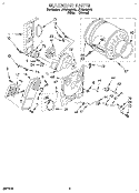 SECTION Diagram and Parts List for LEC6646AN2  Whirlpool Dryer