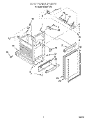 CONTAINER Diagram and Parts List for TC800SPDB2  Whirlpool Trash Compactor