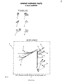 WIRING HARNESS Diagram and Parts List for LA5300XPW1  Whirlpool Washer