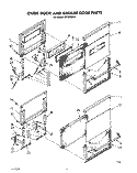 Part Location Diagram of 4157655 Whirlpool Liner, Broiler Door