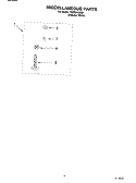 MISCELLANEOUS, OPTIONAL Diagram and Parts List for TAWB600JQ0  Estate Washer