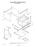 MICROWAVE MOUNTING Diagram and Parts List for RM778PXT1  Whirlpool Microwave Oven Combo