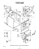 SECTION Diagram and Parts List for GLE7900XKW0  Whirlpool Dryer