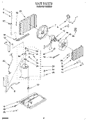 UNIT, LITERATURE Diagram and Parts List for CA5WM42  Crosley Air Conditioner