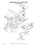 MAGNETRON AND AIR FLOW Diagram and Parts List for RM978BXSW0  Whirlpool Microwave Oven Combo