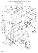 Part Location Diagram of 3952568 Whirlpool HARNS-WIRE