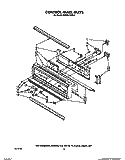 CONTROL PANEL, LIT/OPTIONAL Diagram and Parts List for KEBI241WBL2  KitchenAid Wall Oven