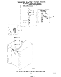WASHER WATER SYSTEM Diagram and Parts List for LT5000XSW1  Whirlpool Washer Dryer Combo
