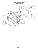 FREEZER DOOR Diagram and Parts List for ET18NKXSW09  Whirlpool Refrigerator