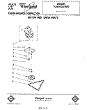 MOTOR AND DRIVE , LIT/OPTIONAL Diagram and Parts List for TU4000XRP0  Whirlpool Trash Compactor