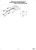 SECTION Diagram and Parts List for RC8200XBN0  Whirlpool Cooktop