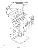 SECTION Diagram and Parts List for LHE5800W1  Whirlpool Dryer