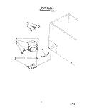 SECTION Diagram and Parts List for RH2200RAW00  Roper Freezer