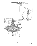 UPPER WASH AND RINSE Diagram and Parts List for KUDA23ZY0  KitchenAid Dishwasher