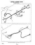 WIRING HARNESS , LIT/OPTIONAL Diagram and Parts List for KCMS135S1  KitchenAid Microwave