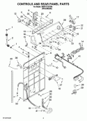 Part Location Diagram of W10224861 Whirlpool HARNS-WIRE