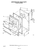 REFRIGERATOR DOOR , NOT ILLUSTRATED Diagram and Parts List for ET16EK1PWR0  Whirlpool Refrigerator