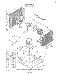 UNIT Diagram and Parts List for ALF15040  Whirlpool Air Conditioner