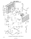 SECTION Diagram and Parts List for ACW082XP0  Whirlpool Air Conditioner