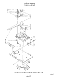 LATCH Diagram and Parts List for KEMI371SBL0  KitchenAid Microwave Oven Combo