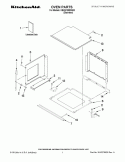 OVEN PARTS Diagram and Parts List for KBHS109SSS05  KitchenAid Microwave
