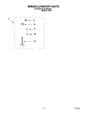 MISCELLANEOUS PARTS OPTIONAL PARTS (NOT INCLUDED) Diagram and Parts List for 3XGSC9455JQ2  Whirlpool Washer