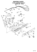 CONTROL Diagram and Parts List for CS22AFXKT00  Crosley Refrigerator