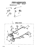 WIRING HARNESS Diagram and Parts List for LSP8245AW0  Whirlpool Washer