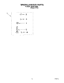 MISCELLANEOUS PARTS OPTIONAL PARTS (NOT INCLUDED) Diagram and Parts List for 7MLSR7103MQ0  Whirlpool Washer