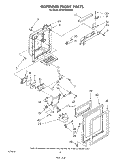 Part Location Diagram of 1108247 Whirlpool WIRING ASSEMBLY, DOOR