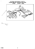 WIRING HARNESS, OPTIONAL Diagram and Parts List for KEBS107BAL1  KitchenAid Wall Oven