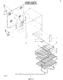 OVEN , LITERATURE AND OPTIONAL Diagram and Parts List for RF363PXPT0  Whirlpool Range