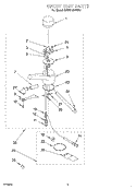 SPOUT UNIT Diagram and Parts List for KHWS160VWH7  KitchenAid Miscellaneous