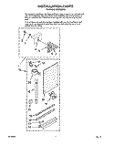 INSTALLATION Diagram and Parts List for ACQ052XA0  Whirlpool Air Conditioner