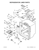 Part Location Diagram of W10519548 Whirlpool BRACKET