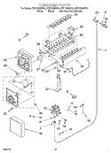 ICEMAKER Diagram and Parts List for KBLP36MHS01  KitchenAid Refrigerator