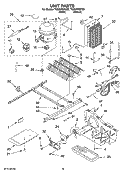 UNIT PARTS Diagram and Parts List for TS22AFXKT08  Estate Refrigerator
