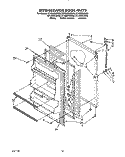 REFRIGERATOR DOOR, LIT/OPTIONAL Diagram and Parts List for ET18NKXZG00  Whirlpool Refrigerator
