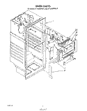 LINER Diagram and Parts List for ET18JMXRWR2  Whirlpool Refrigerator
