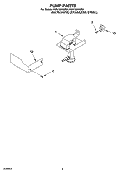 PUMP PARTS Diagram and Parts List for KUIV18NNMS1  KitchenAid Ice Maker