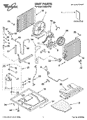 UNIT PARTS Diagram and Parts List for ACQ249XR2  Whirlpool Air Conditioner