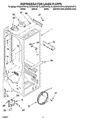 REFRIGERATOR LINER PARTS Diagram and Parts List for KSRD25FKSS15  KitchenAid Refrigerator