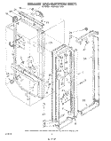 Part Location Diagram of 983592 Whirlpool Spacer, Mullion