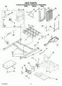 UNIT PARTS Diagram and Parts List for ED5CHQXVQ01  Whirlpool Refrigerator