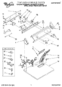 Part Location Diagram of 3399033 Whirlpool PANEL-CNTL