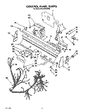 CONTROL PANEL, LIT/OPTIONAL Diagram and Parts List for KUDJ23HYWH0  KitchenAid Dishwasher
