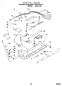 CONTROL Diagram and Parts List for KSRS27QAWH10  KitchenAid Refrigerator