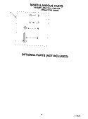 MISCELLANEOUS Diagram and Parts List for LSQ9211KT0  Whirlpool Washer