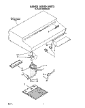 SECTION Diagram and Parts List for RH2330XLW2  Whirlpool Range Hood